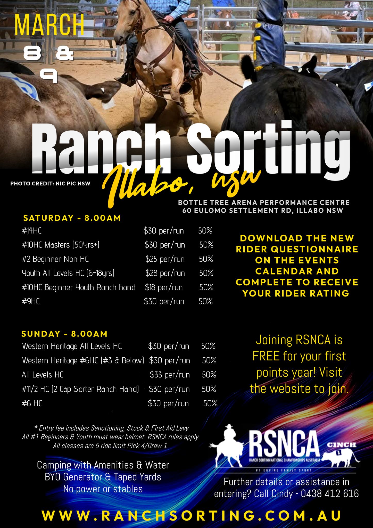 ⚡️... - RSNCA - Ranch Sorting National Championships Australia | Facebook