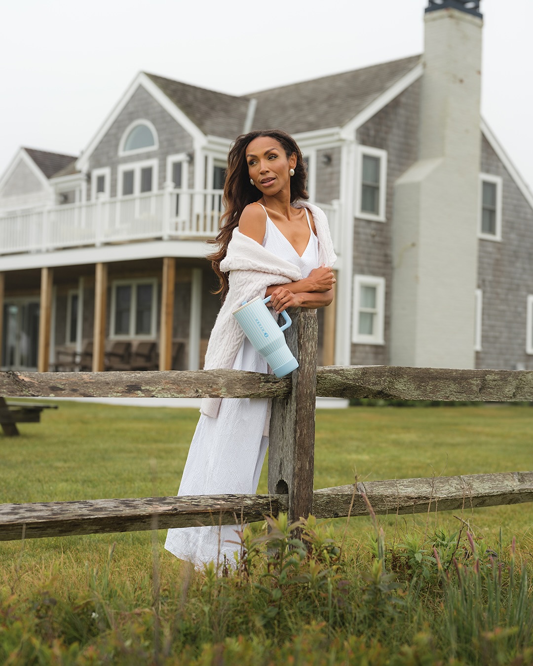 Living the Cape Cod dream 🤍⛵️ Misty mornings, breezy decks, and