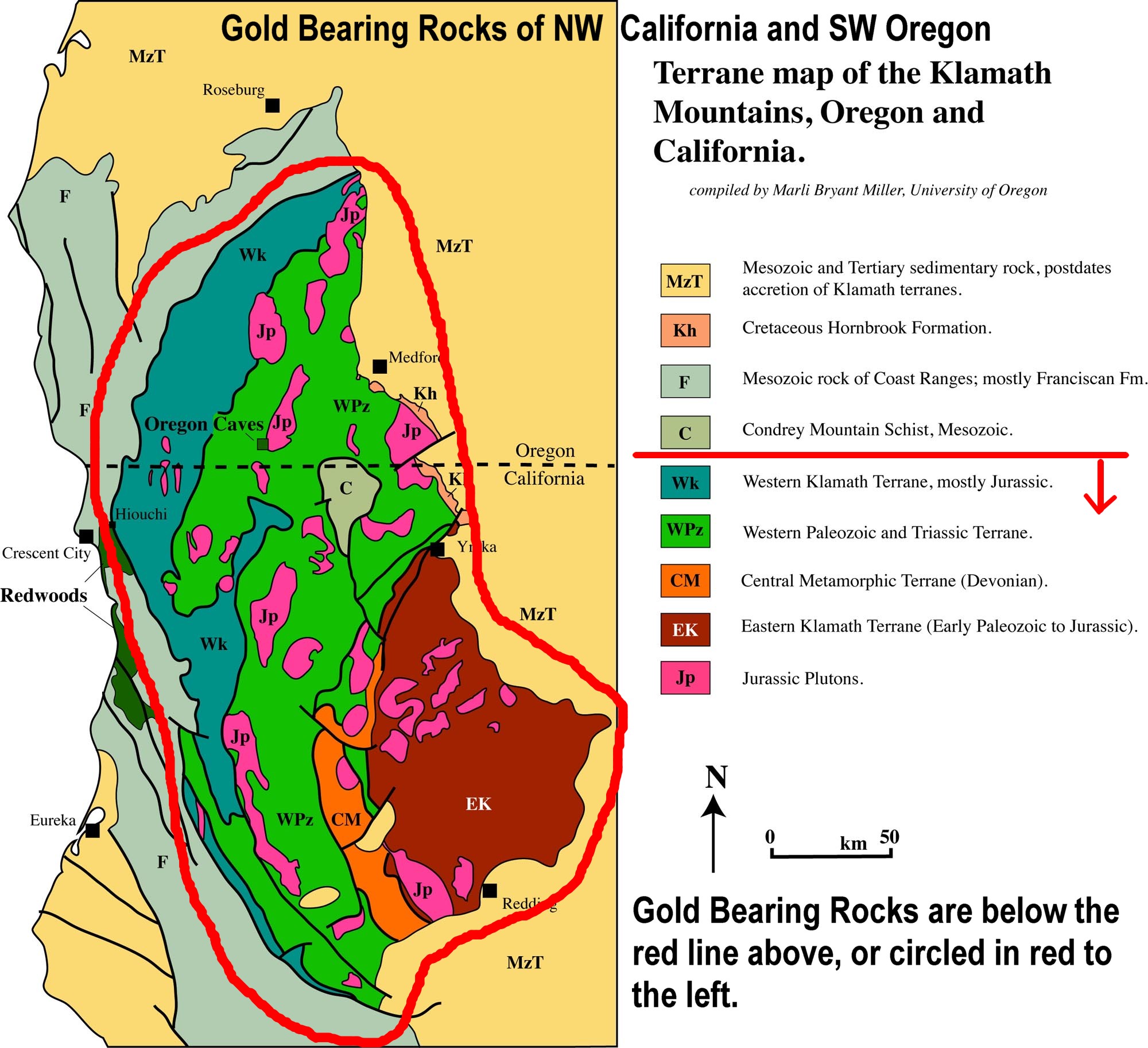 The Professional - Gold bearing rocks of NW California and SW Oregon ...
