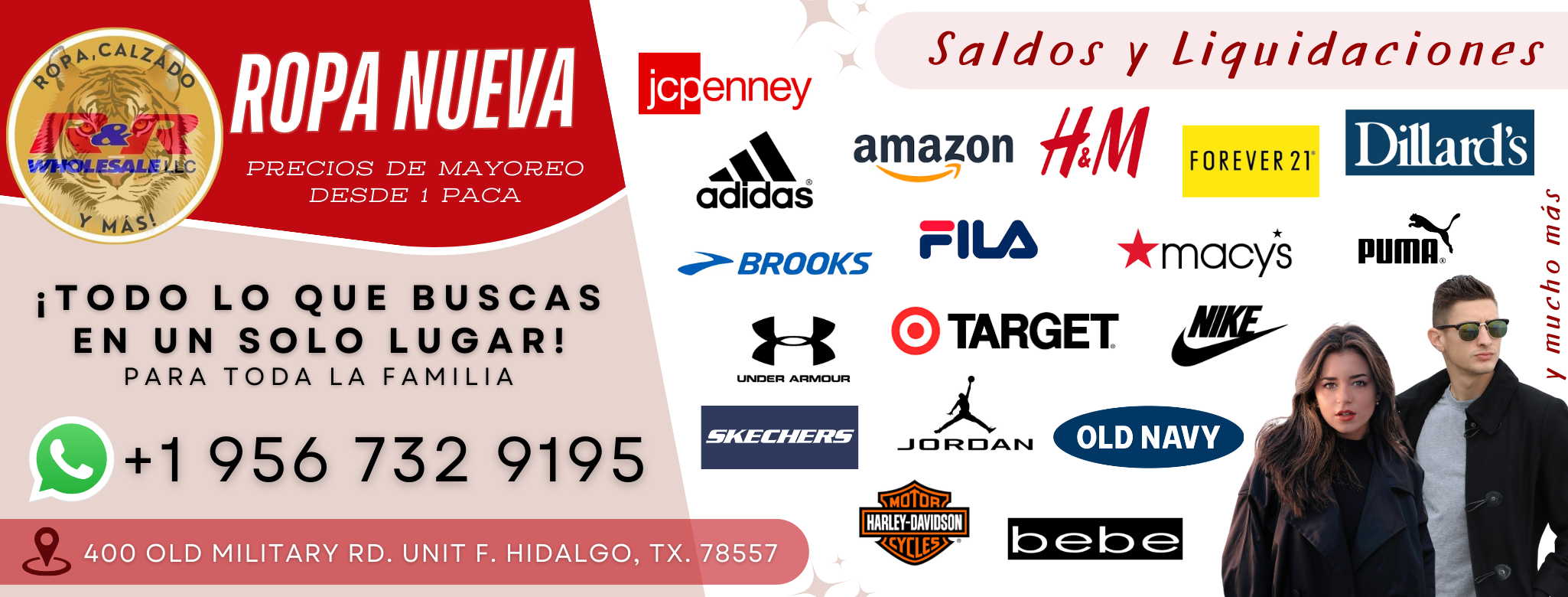 R&R ROPA NUEVA Americana | Hidalgo TX