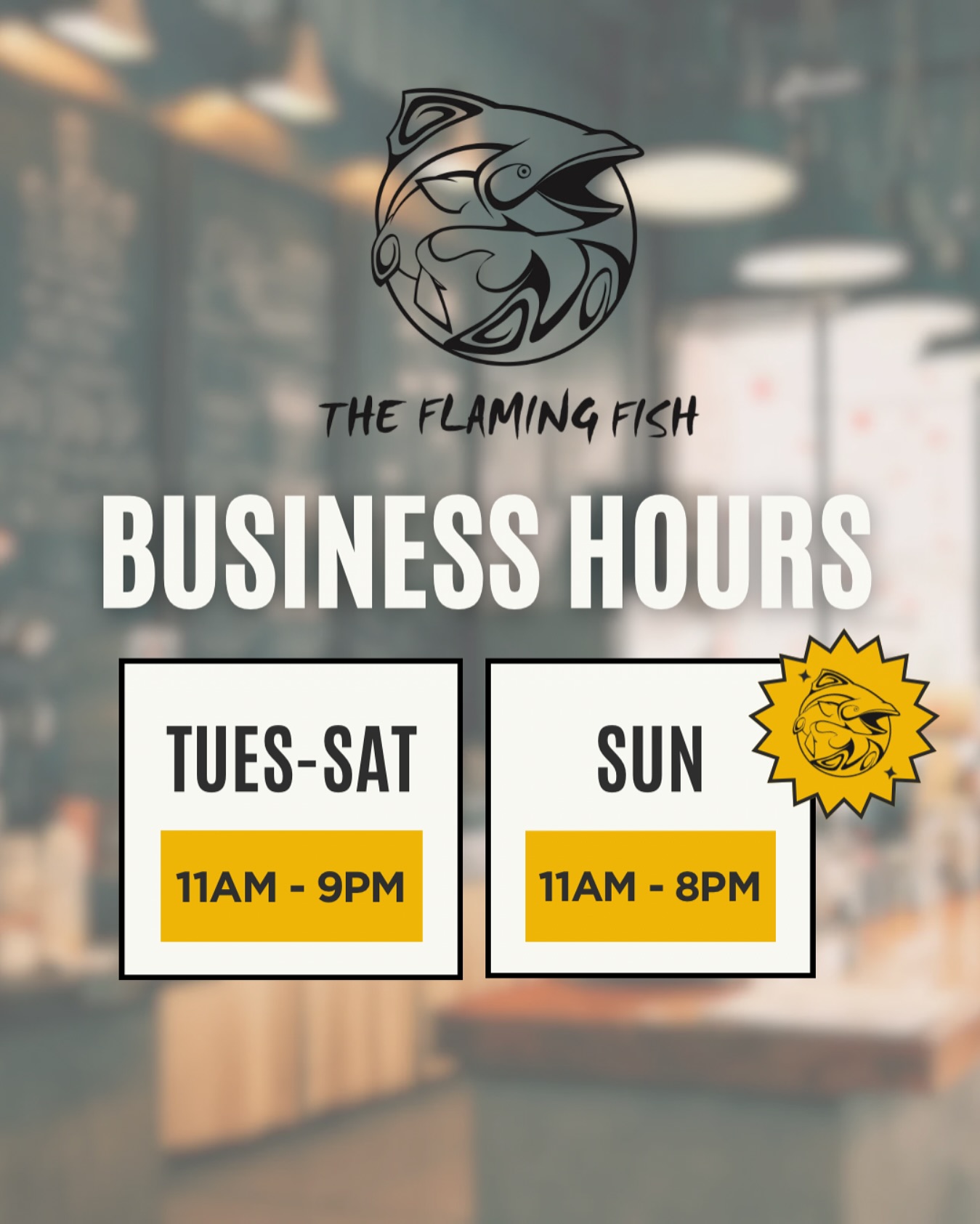 The Flaming - We’re BACK and better than ever! 🔥🐟 Now serving up your ...