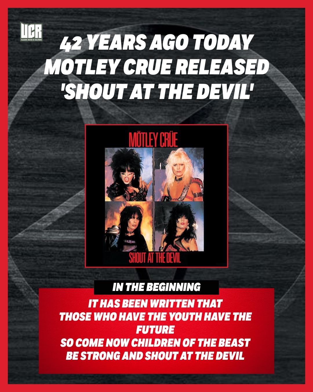 Ultimate - Where do you rank this classic album among Mötley Crüe's ...