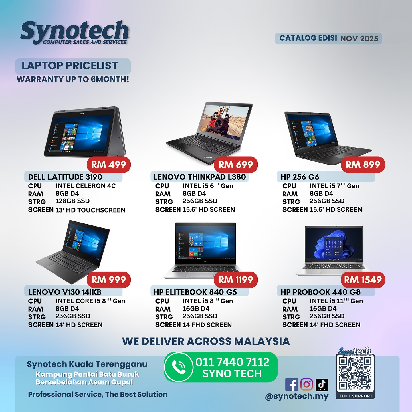 Synotech - Nak cari laptop bajet, aksesori, atau komponen... | Facebook