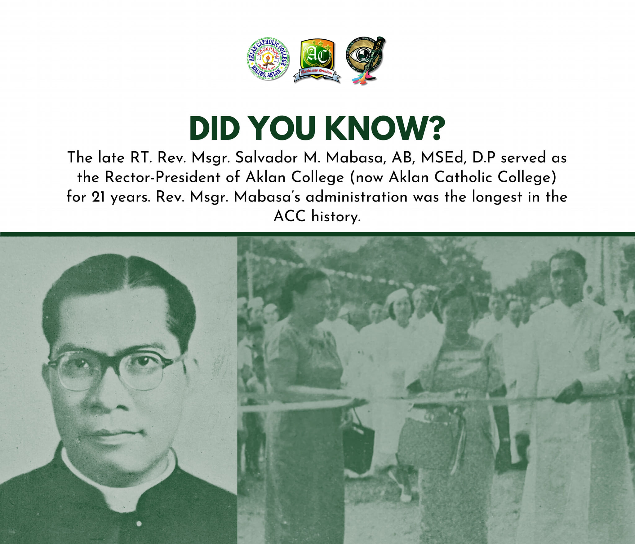 The Aklan - The 𝟖𝟎𝐭𝐡 𝐅𝐨𝐮𝐧𝐝𝐢𝐧𝐠 𝐃𝐚𝐲 𝐚𝐧𝐝 𝐃𝐨𝐮𝐛𝐥𝐞 𝐑𝐮𝐛𝐲 𝐇𝐨𝐦𝐞𝐜𝐨𝐦𝐢𝐧𝐠 on January ...