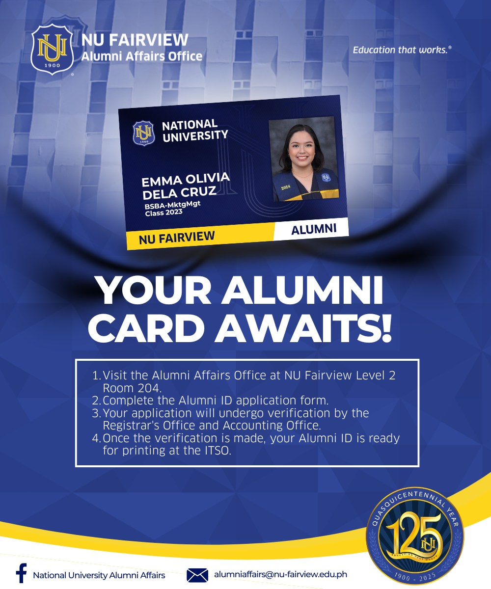 National - Hey there, NU Fairview Alumni! 👩‍🎓 Haven't gotten your ...