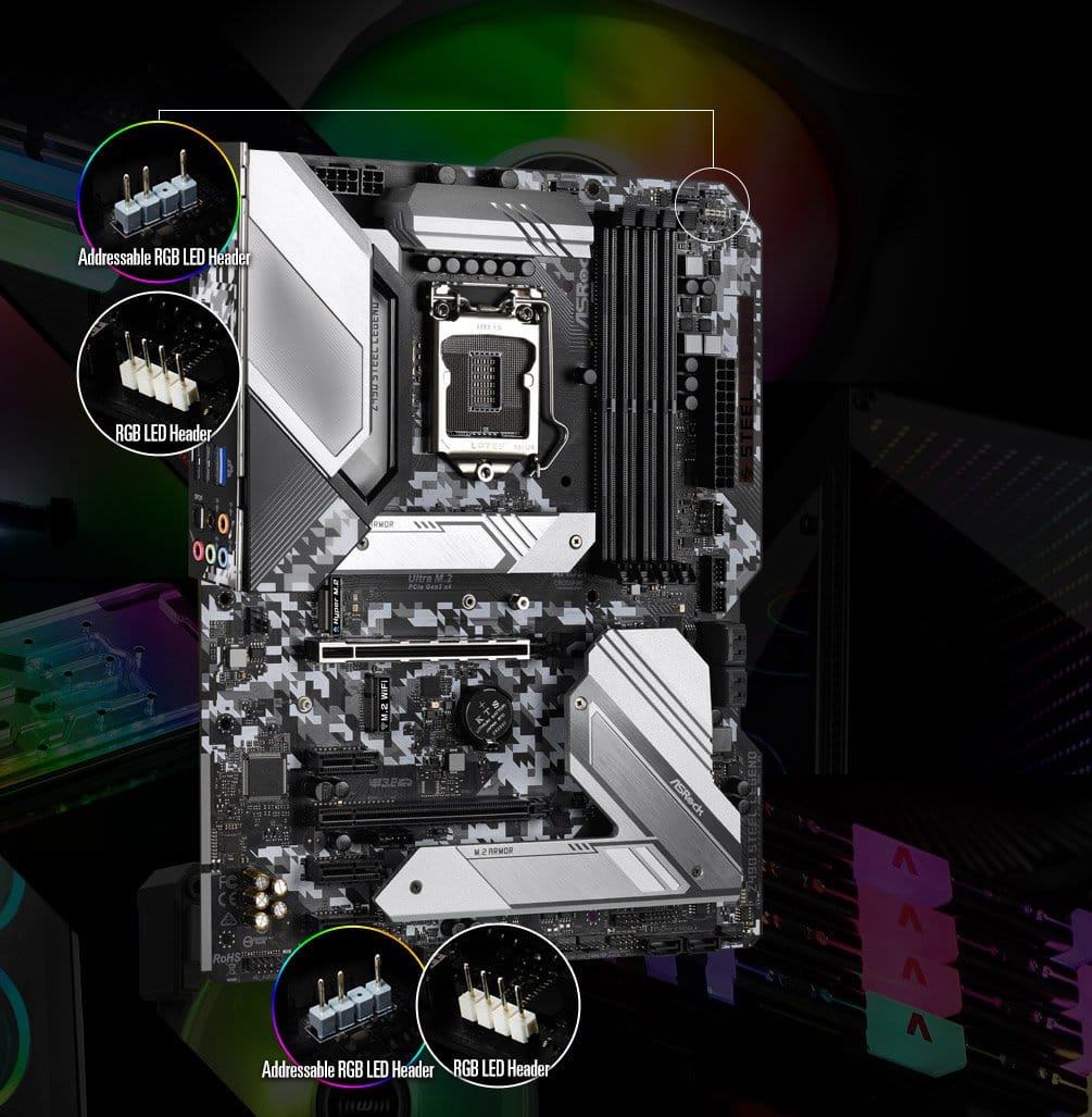 Is Asrock Z490 Steel Legend a good motherboard for RGB and what