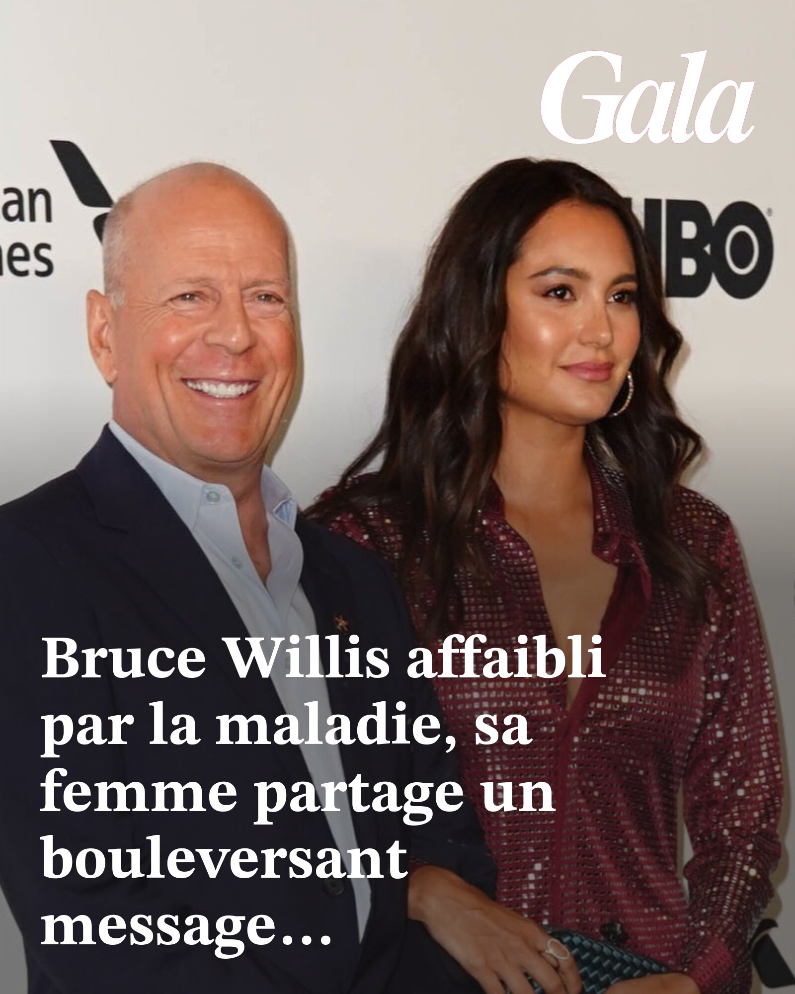 Gala - Bruce Willis affaibli par la maladie, sa femme partage un ...