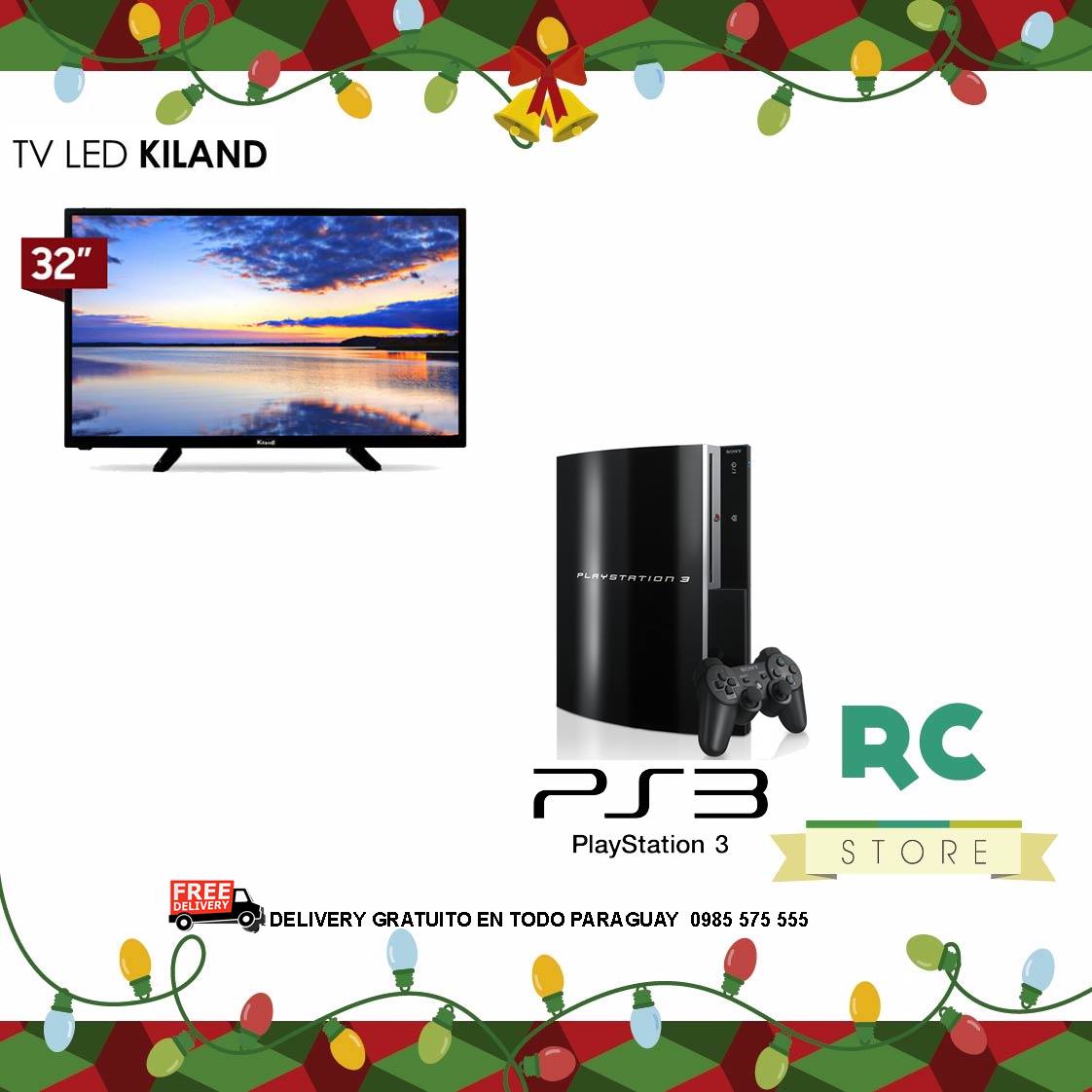Rapid Compra Store - Consola Ps3 3200GB a Mas un Led Kiland 32