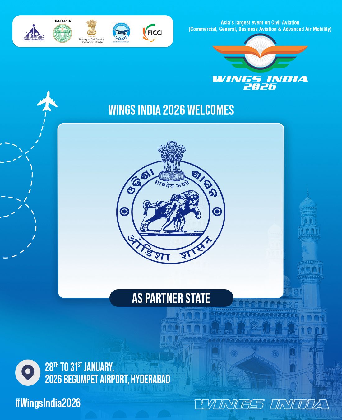 Wings - We are pleased to announce the Government of Odisha as the ...