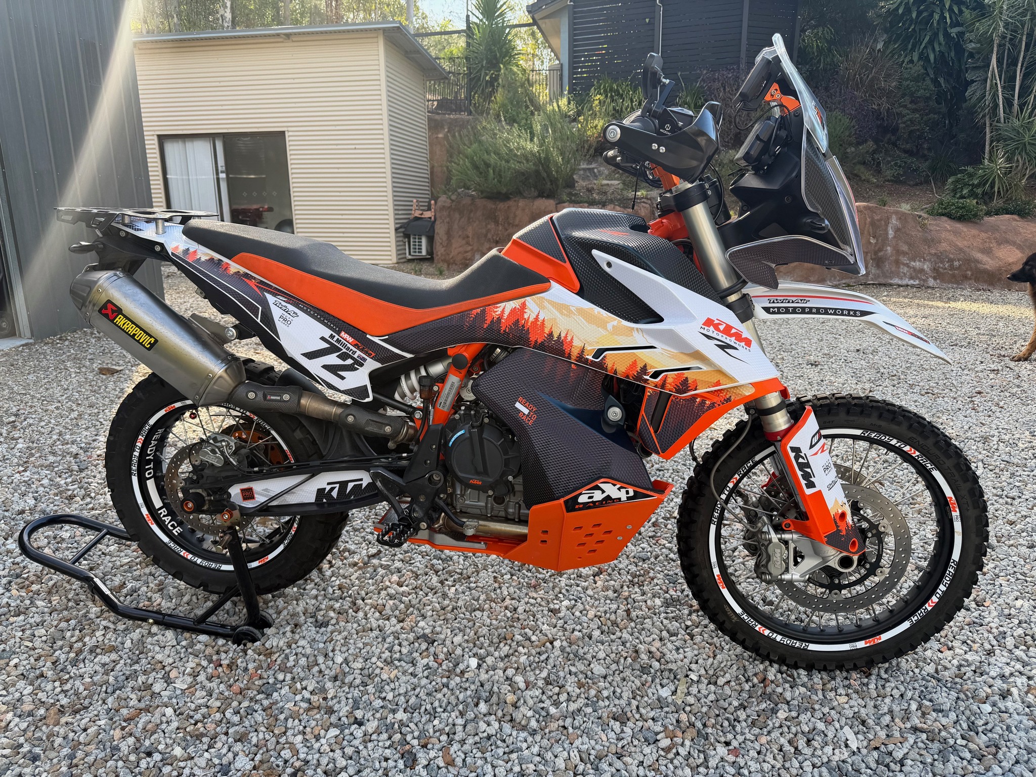 KTM 890 Adventure R Rally ?⁠ ? Marcus is in the right 