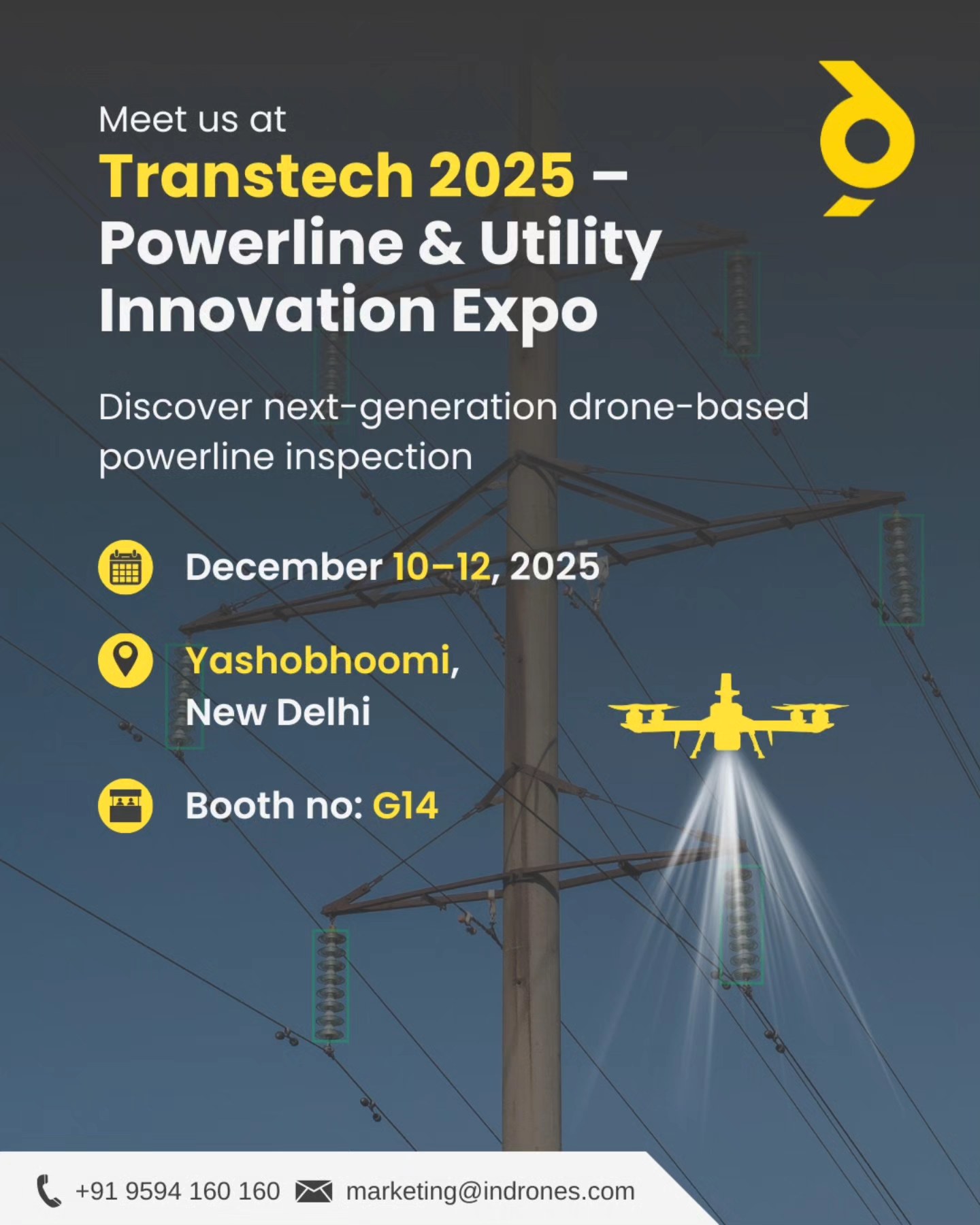 Indrones - Indrones is heading to Transtech 2025 –... | Facebook