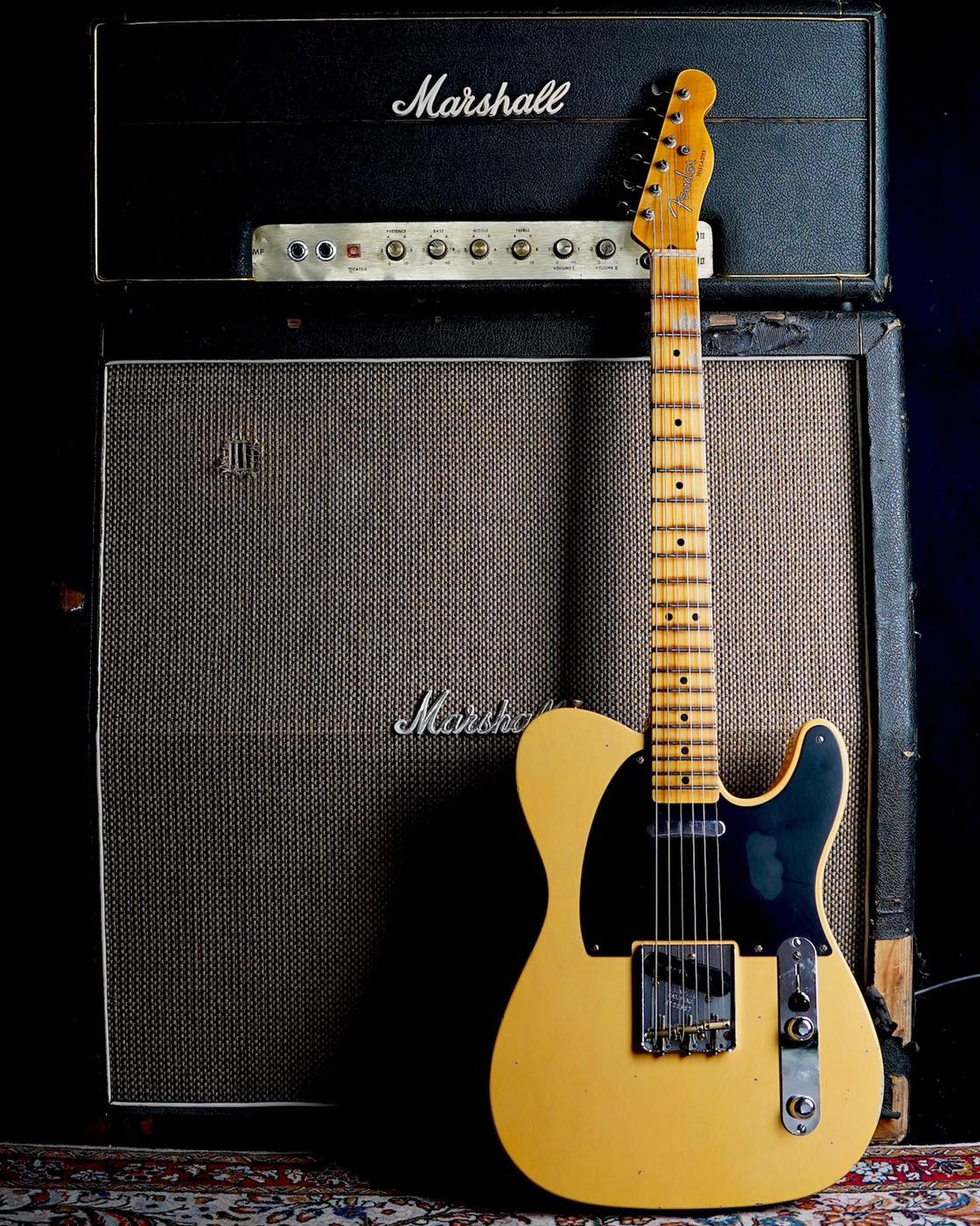 1972 is back with this beautiful '72 Tele Custom in black! All