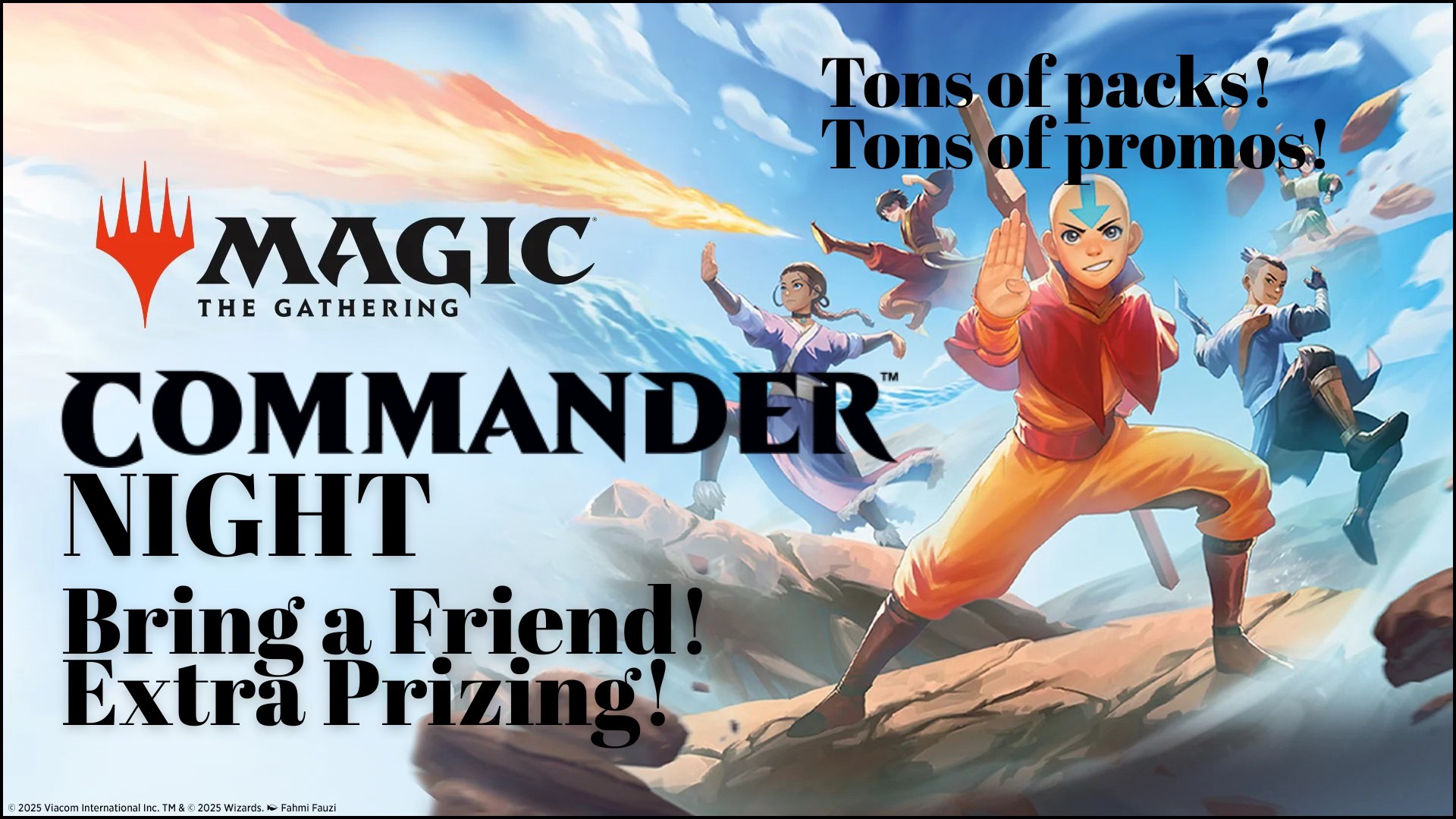 MTG: Avatar Commander Night - Extra promos, packs & prizing! Friday ...