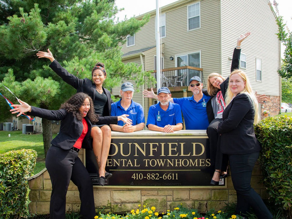 At your service, right... - Dunfield Townhomes and Apartments