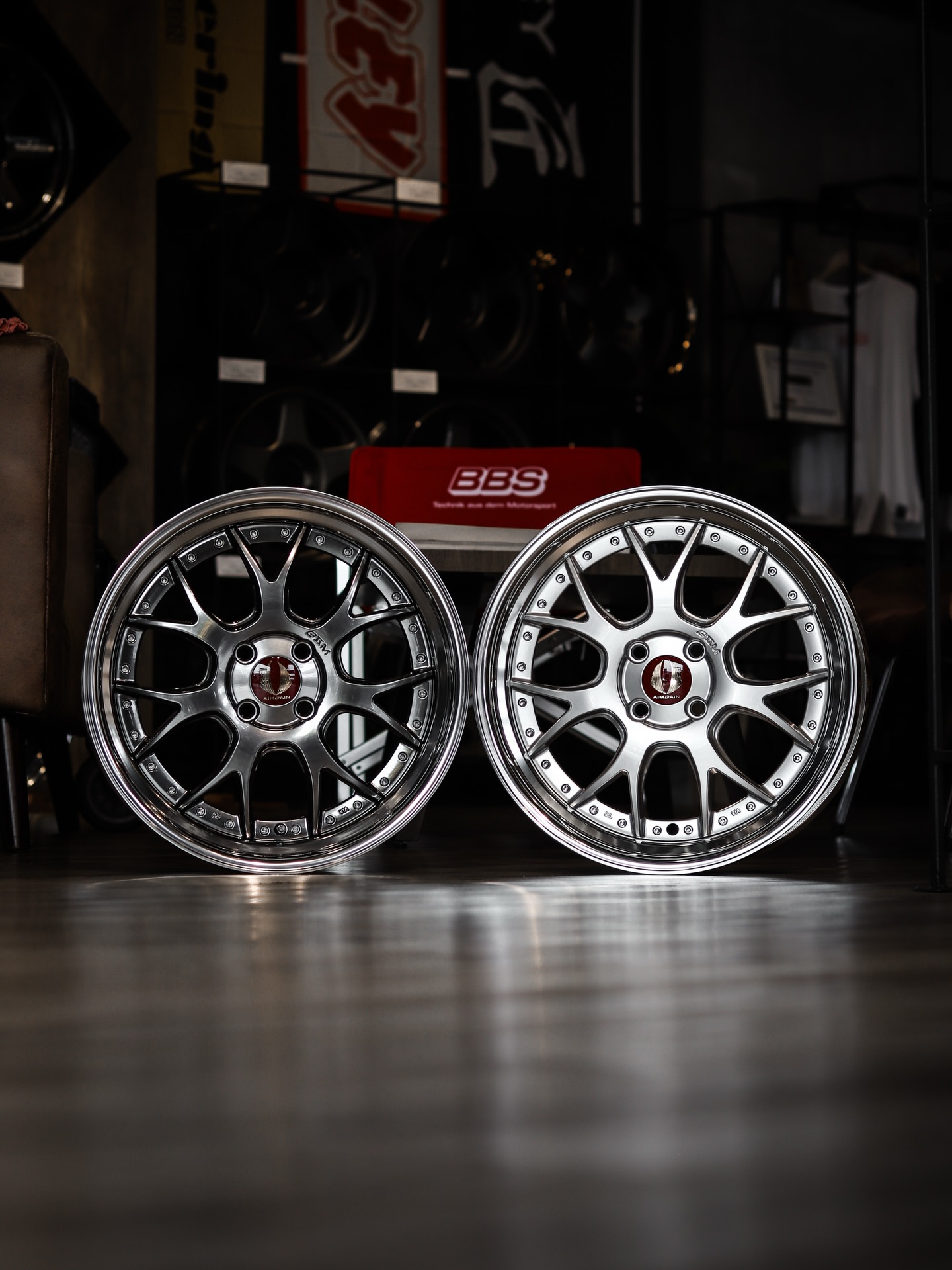 The signature design for Aimgain wheels, Aimgain G2M, now