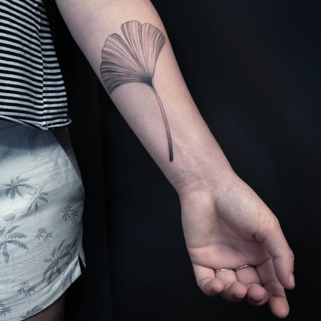 Tatouage Feuille De Ginkgo Signification