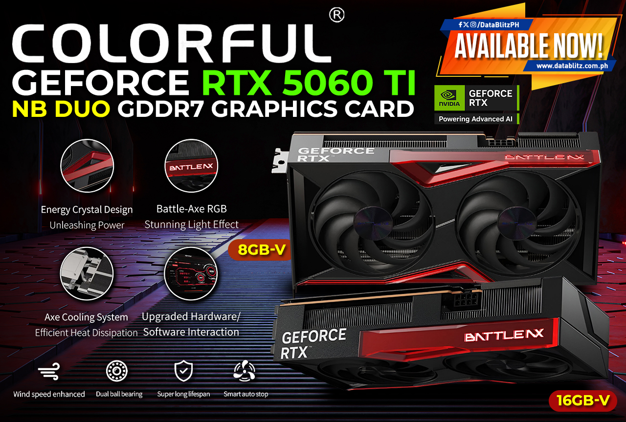 Introducing the Colorful GeForce RTX 5060 Ti – now available in 