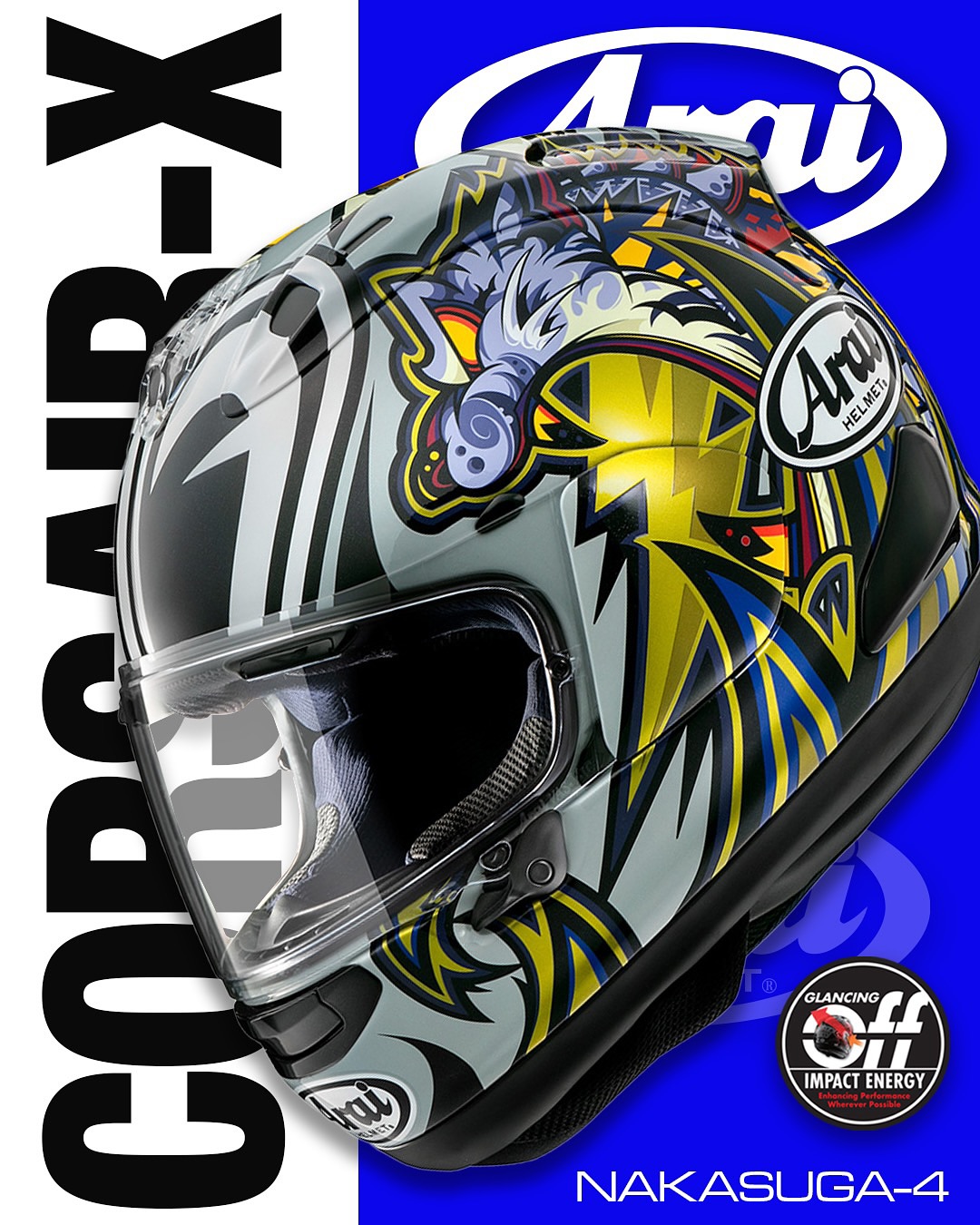 Welcome to the new Arai Corsair-X Nakasuga-4! New for 2025, Arai