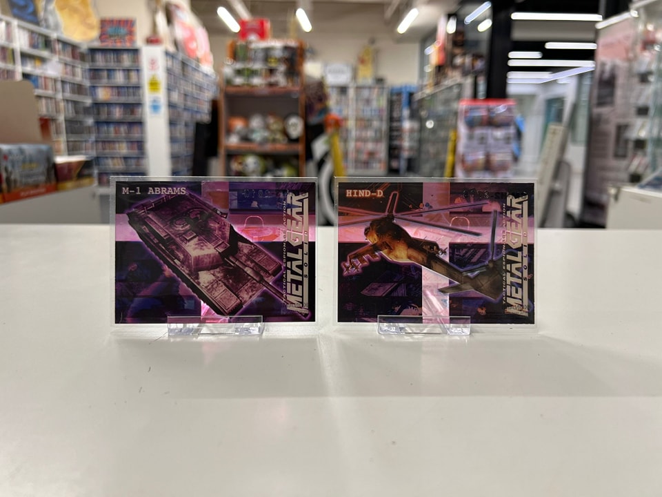 Completing metal gear solid trading card set