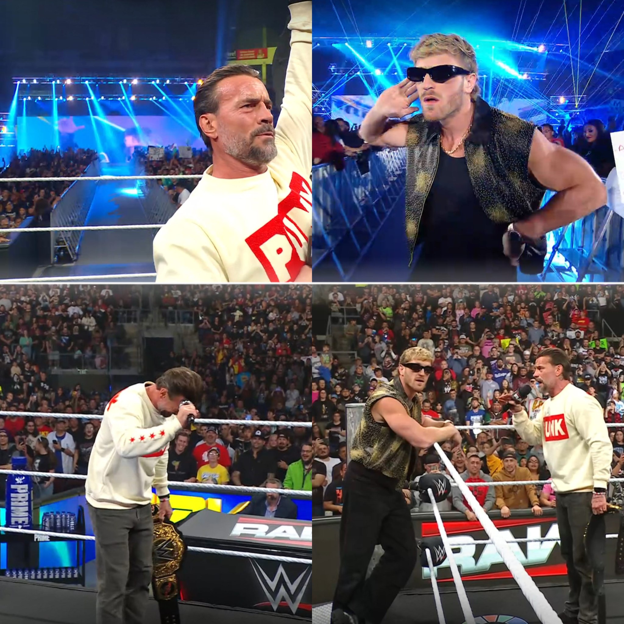 Wrestling - OH MY GOD CM Punk’s first world title feud is Logan Paul 😭 ...