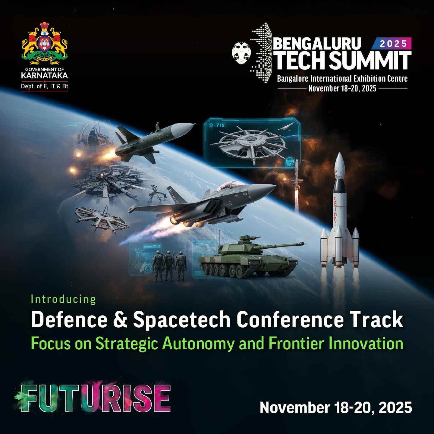 Bengaluru - Bengaluru Tech Summit 2025 unveils the all-new Defence ...