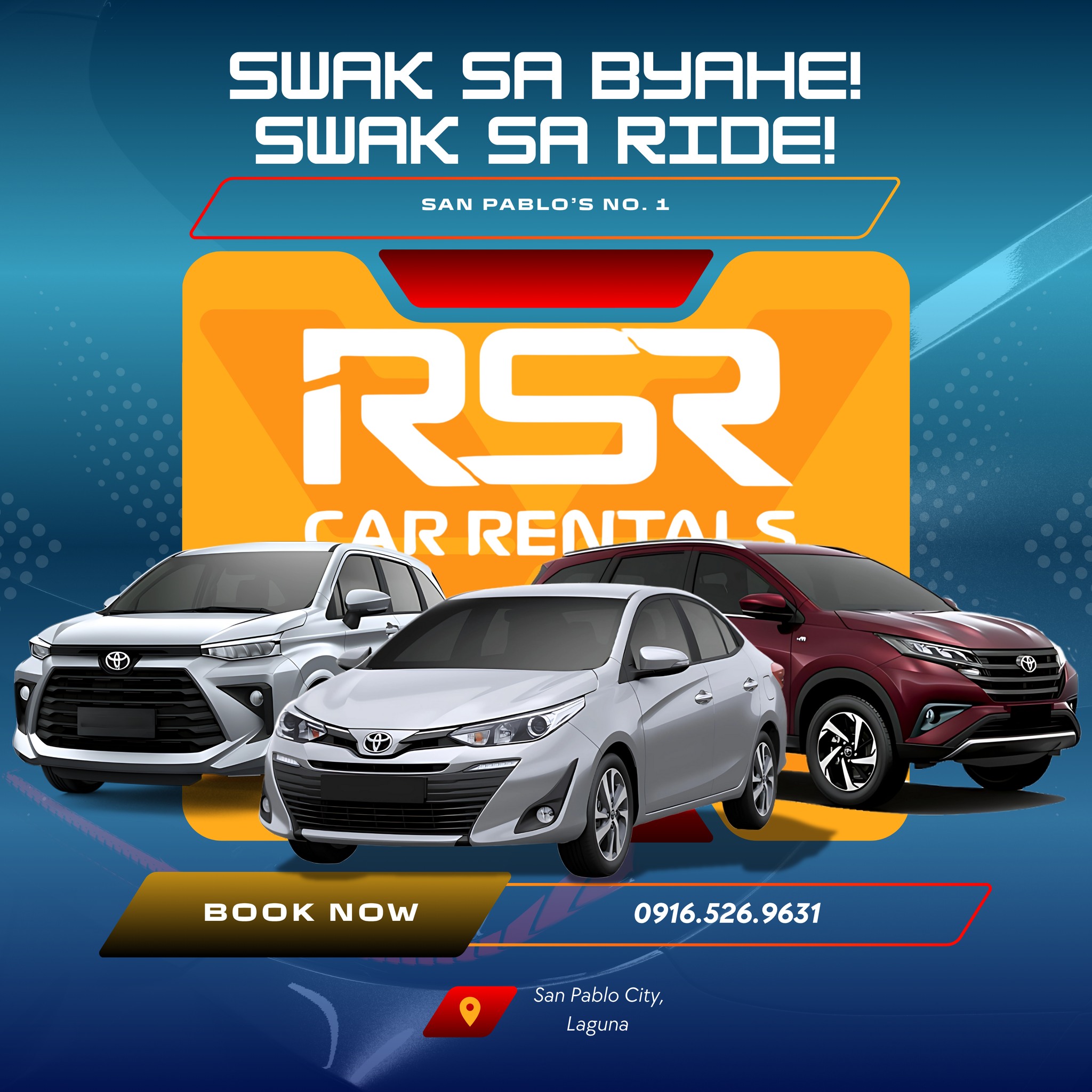 RSR Car Rentals | San Pablo City