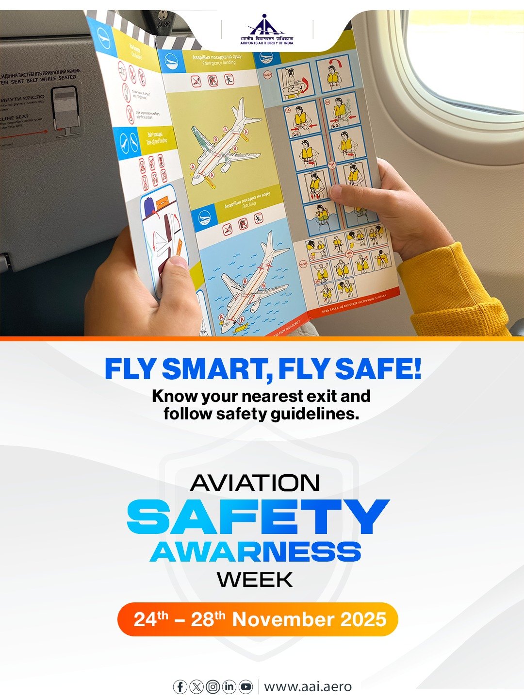 Airports - As we mark Aviation Safety Awareness Week 2025, #AAI ...