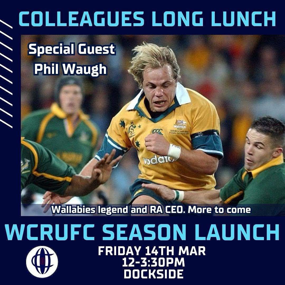 Woollahra - 📣 LONG LUNCH ANNOUNCEMENT 📣 @phil_waugh has kindly agreed ...