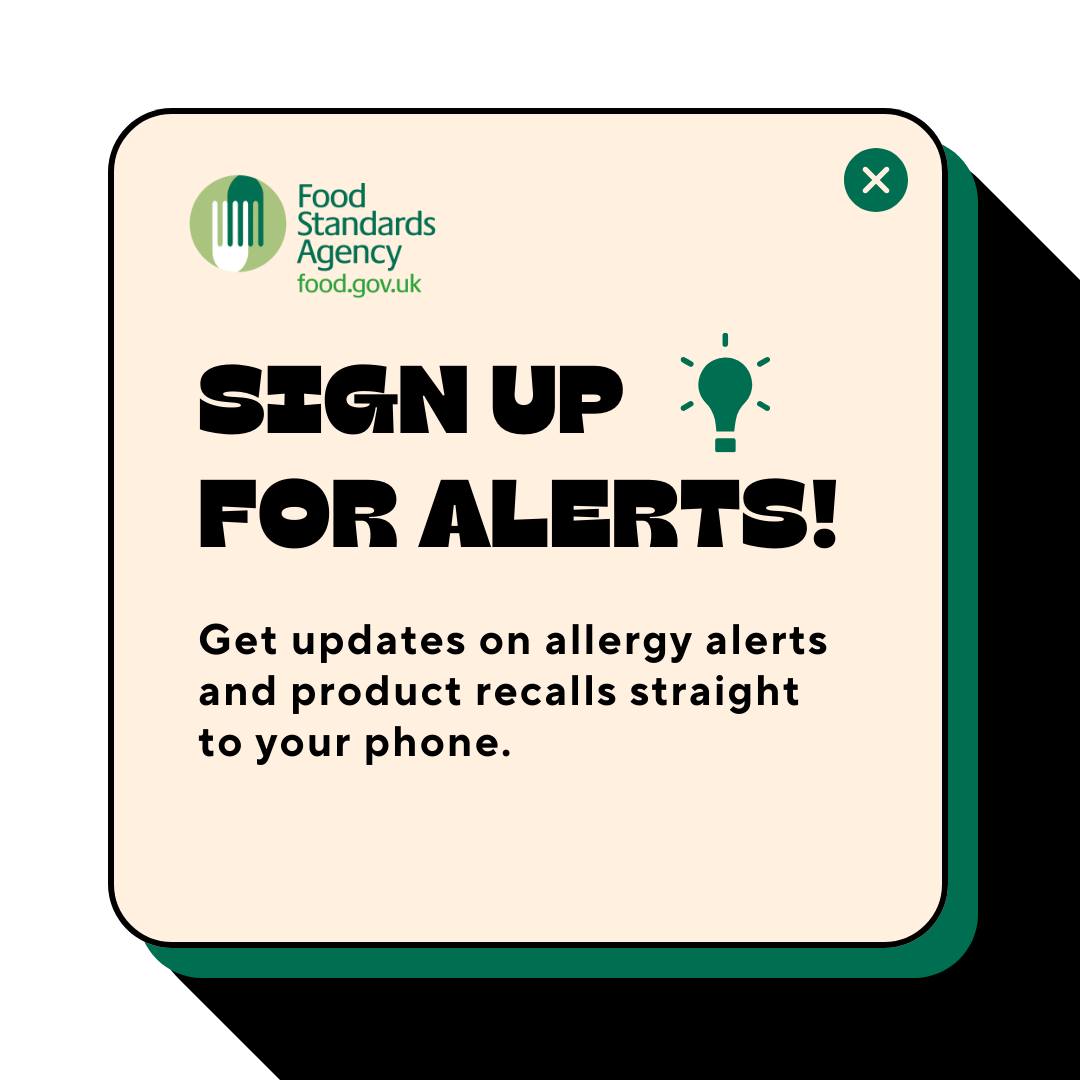 Food - When unsafe food is recalled, we send out a food alert via text ...
