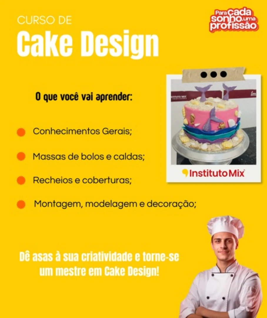 Instituto Mix Jacareí - SP - Quer aprender a criar bolos incríveis ...