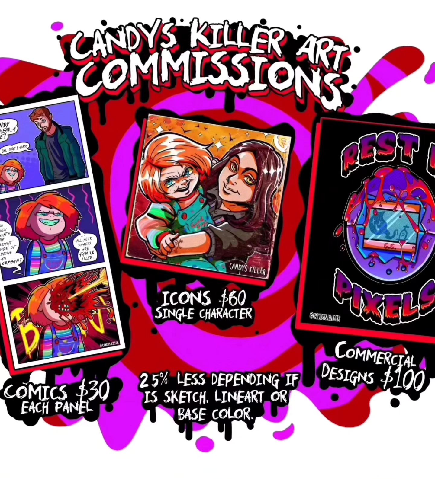 Candys Killer Art & Comics