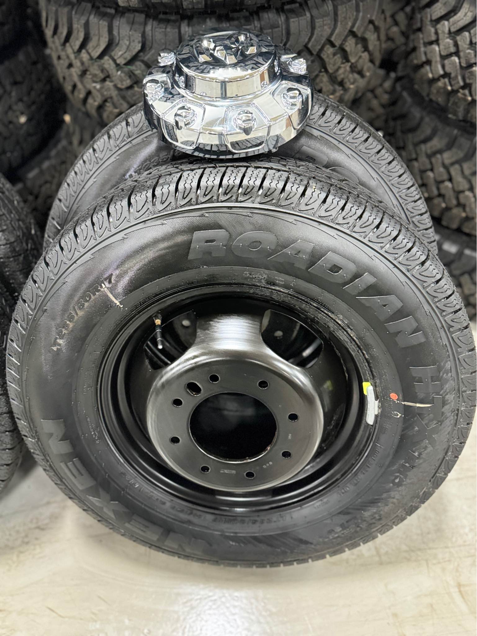 Brand New RAM 3500 DRW Dually Alcoa Style Wheels & Tires - Car Wheels ...
