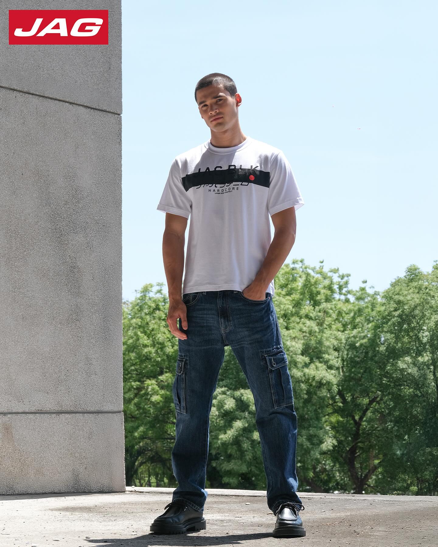 sebastianmatarrese rocks the JAG BLK Japan Denim