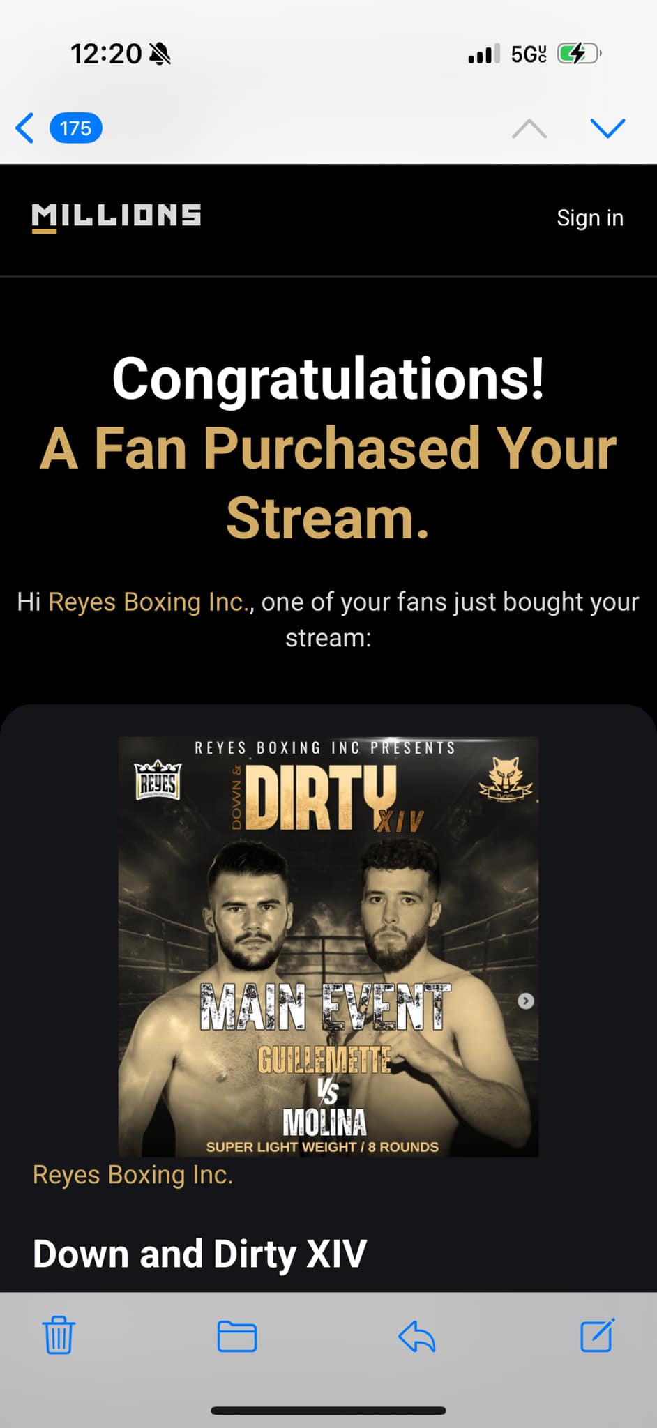 Reyes Boxing Inc