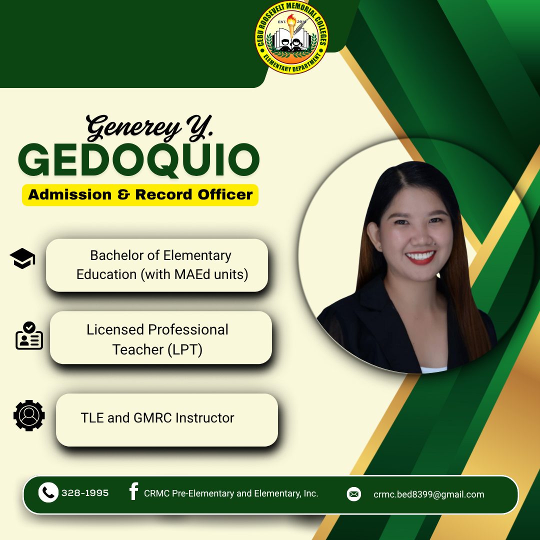 CRMC,... - CRMC, Pre-elementary & Elementary Inc.