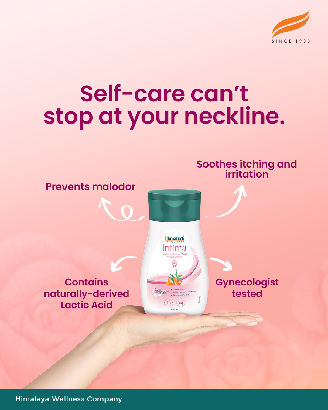 Self-care means caring for all of you, including the parts that aren't always talked about. Himalaya Intima is your gentle, everyday companion for intimate hygiene that feels clean, calm, and natural. #Himalaya #