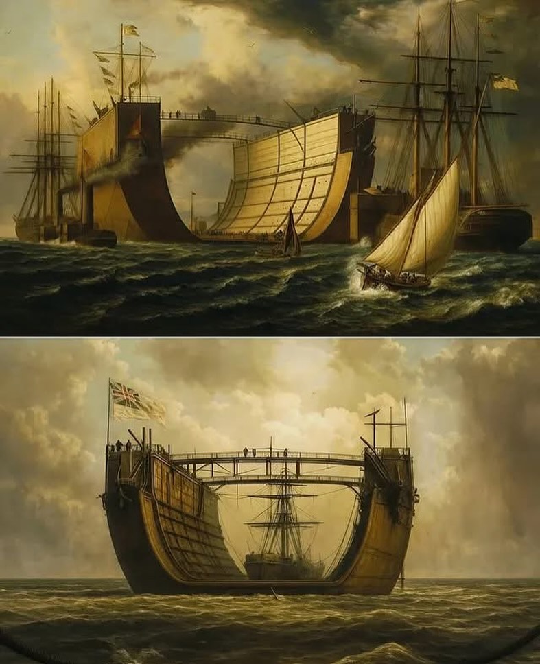 london-the-world-s-largest-floating-dry-dock-towed-to-bermuda-1869