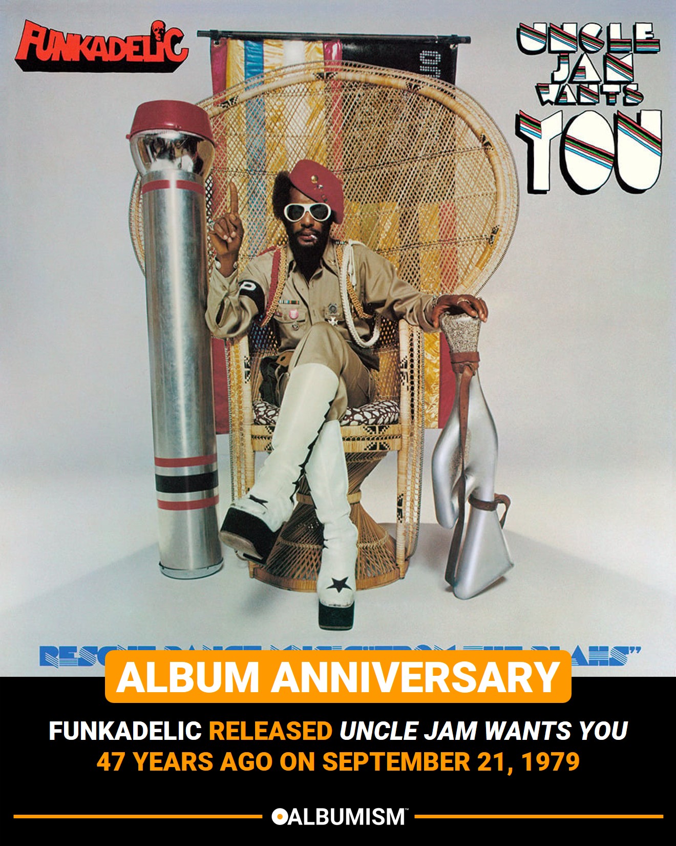 Funkadelic released 'Uncle Jam Wants You' 47 years ago on