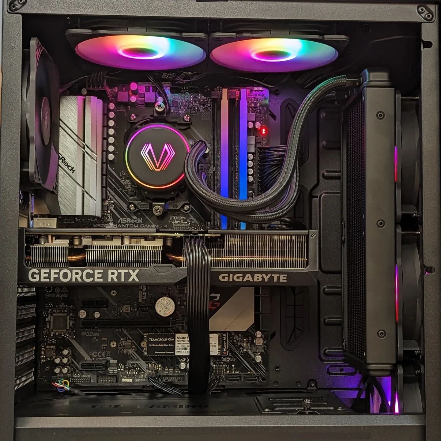 Ryzen 7 5700x gaming pc build with rx 6700xt