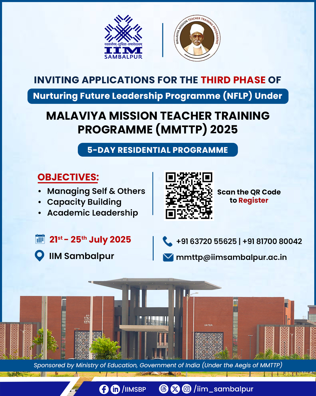 IIM Sambalpur - Nurturing the Next Generation of Academic... | Facebook