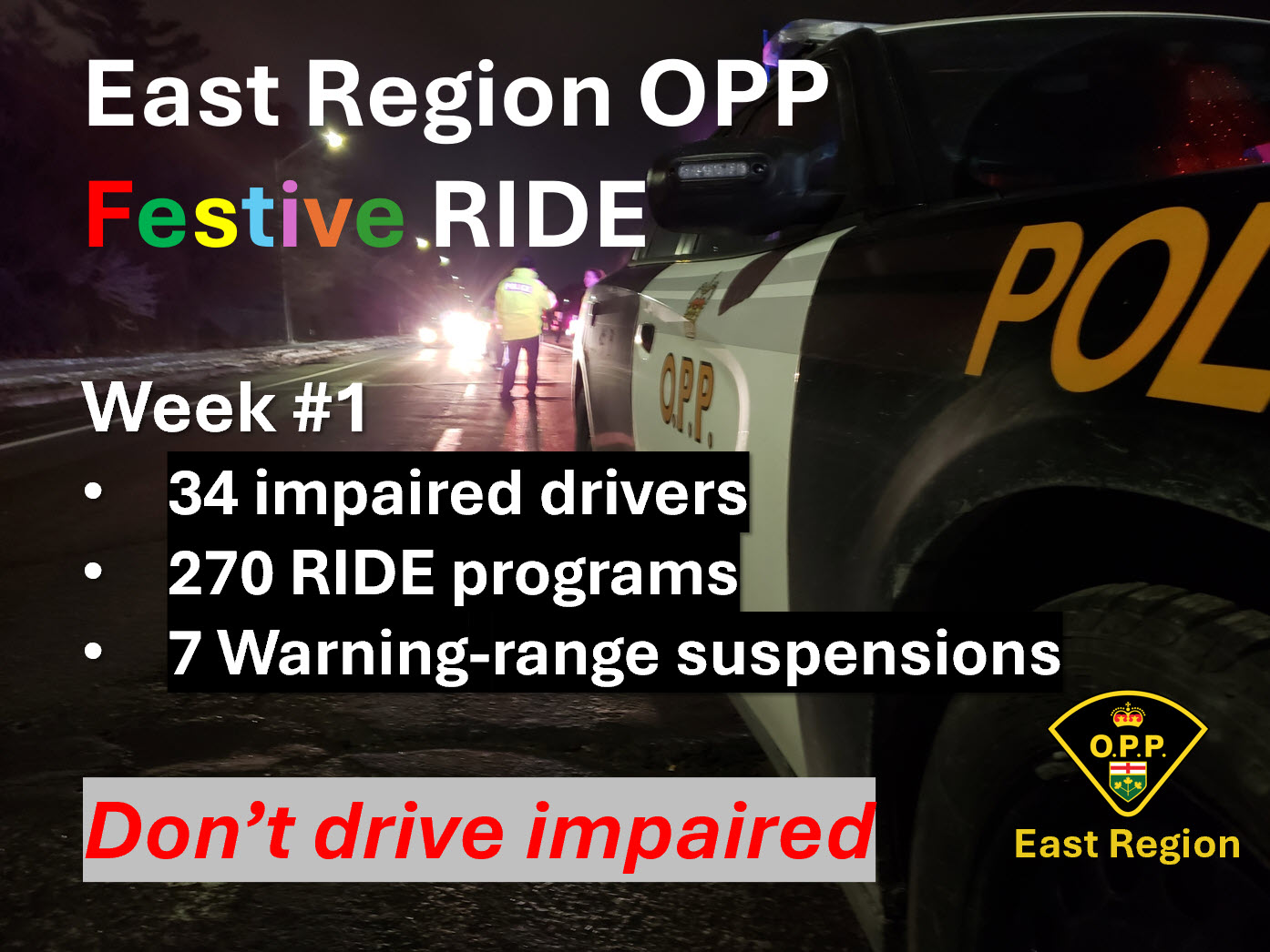 Here's a fun way... - Ontario Provincial Police - East Region | Facebook