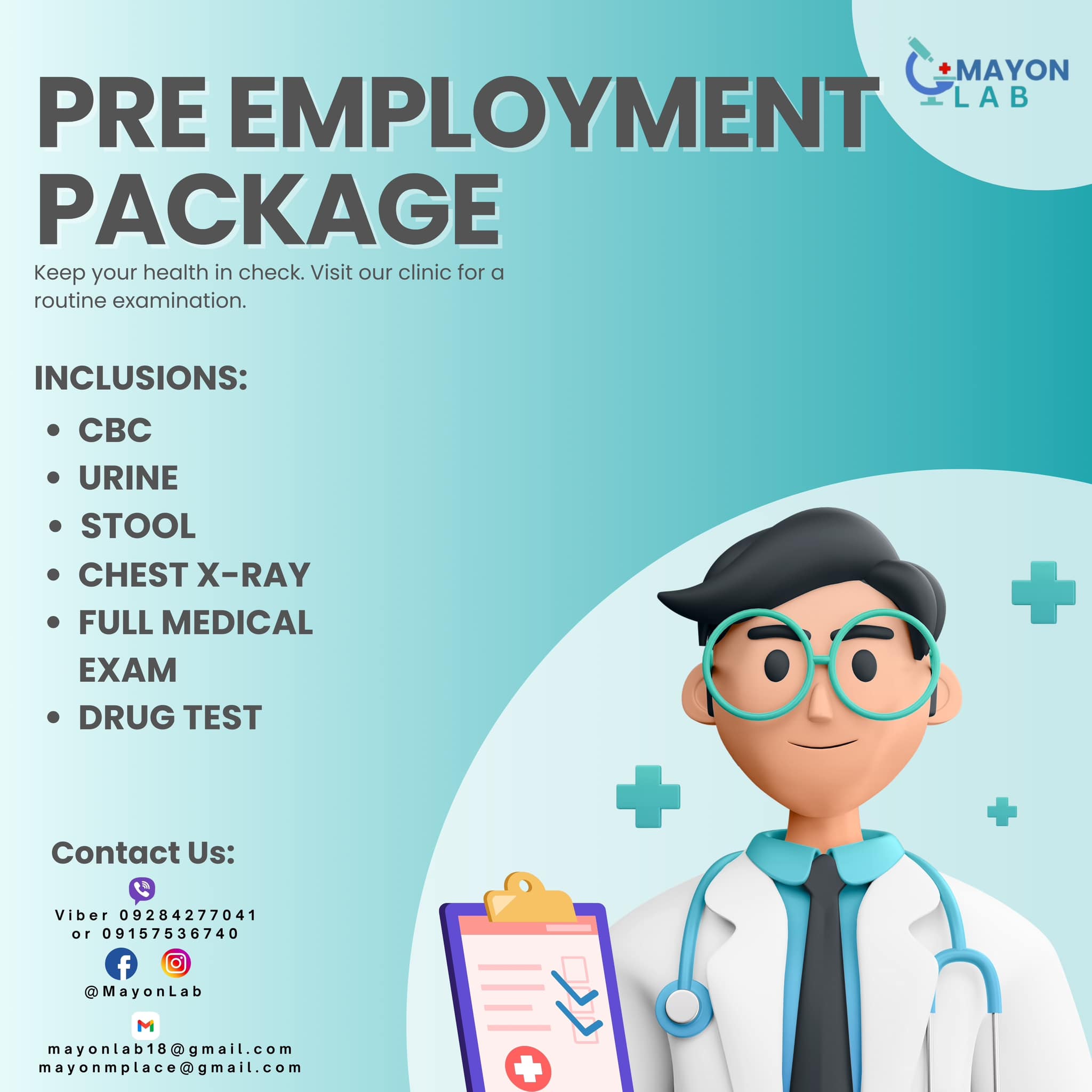 Mayon Clinical Laboratory & Medical Services | Quezon City