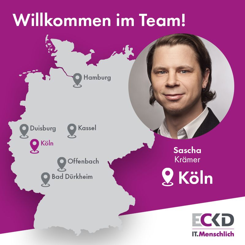 ECKD - Herzlich Willkommen in unserem Team! Sascha Krämer unterstützt ...