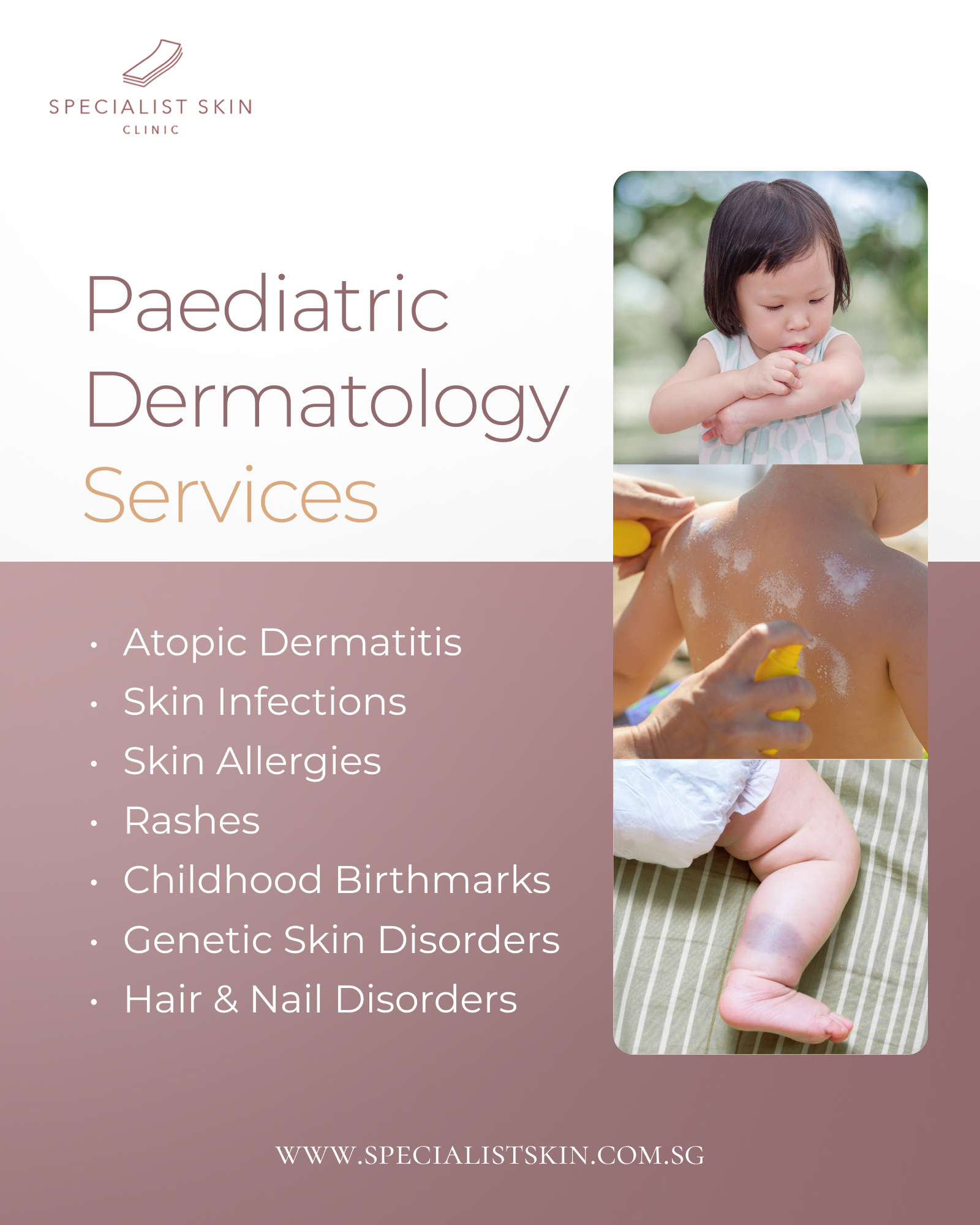 Specialist - At 𝗦𝗽𝗲𝗰𝗶𝗮𝗹𝗶𝘀𝘁 𝗦𝗸𝗶𝗻 𝗖𝗹𝗶𝗻𝗶𝗰, we understand that children's ...