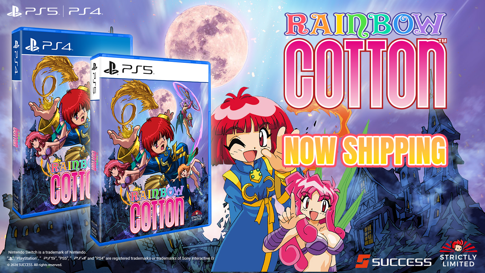Rainbow Cotton Limited Edition – Now Shipping for PS4 & PS5 