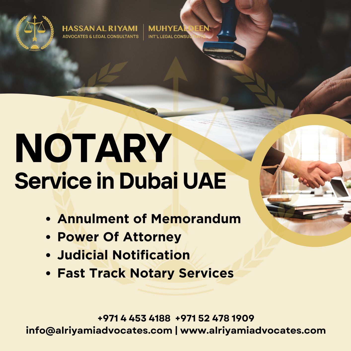 Al Reyami Advocates and Muhyealdeen International Legal Consultants | Dubai