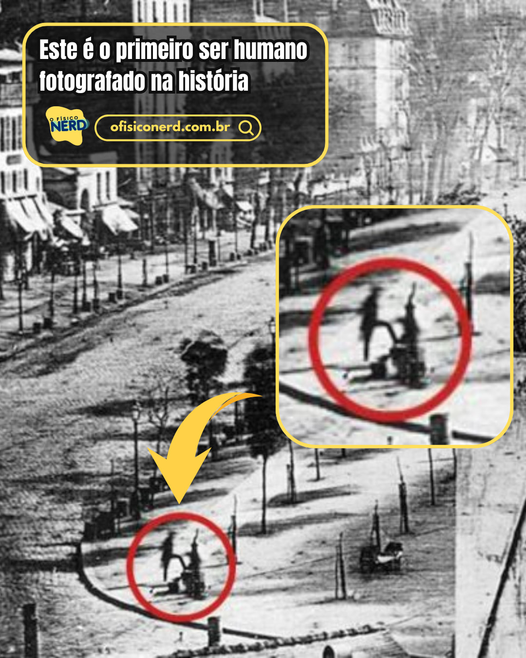 O Físico - Esta fotografia é verdadeiramente histórica. Foi tirada em ...