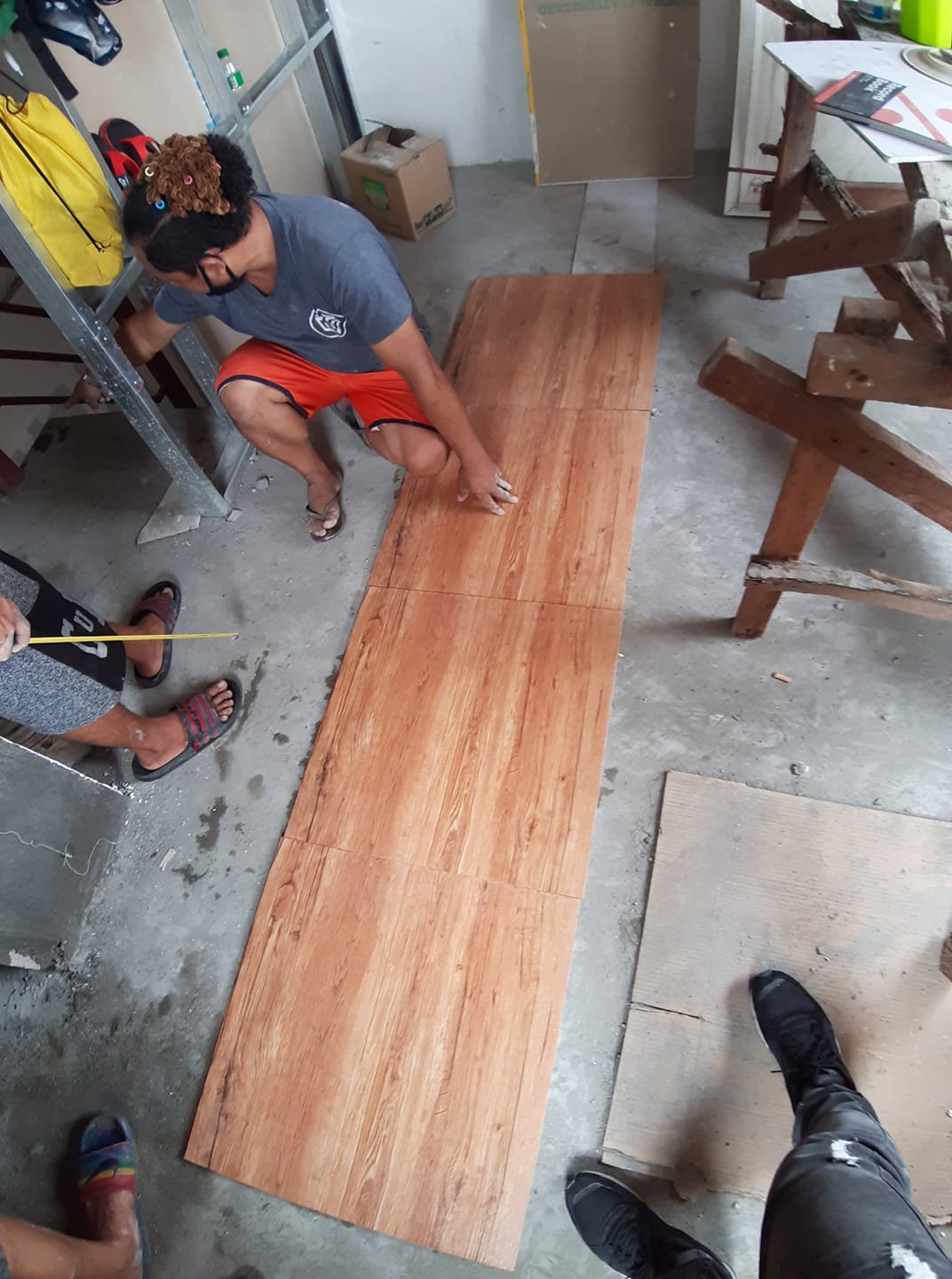 Pre laying for haspe... - Moscare Interior & Exterior Design