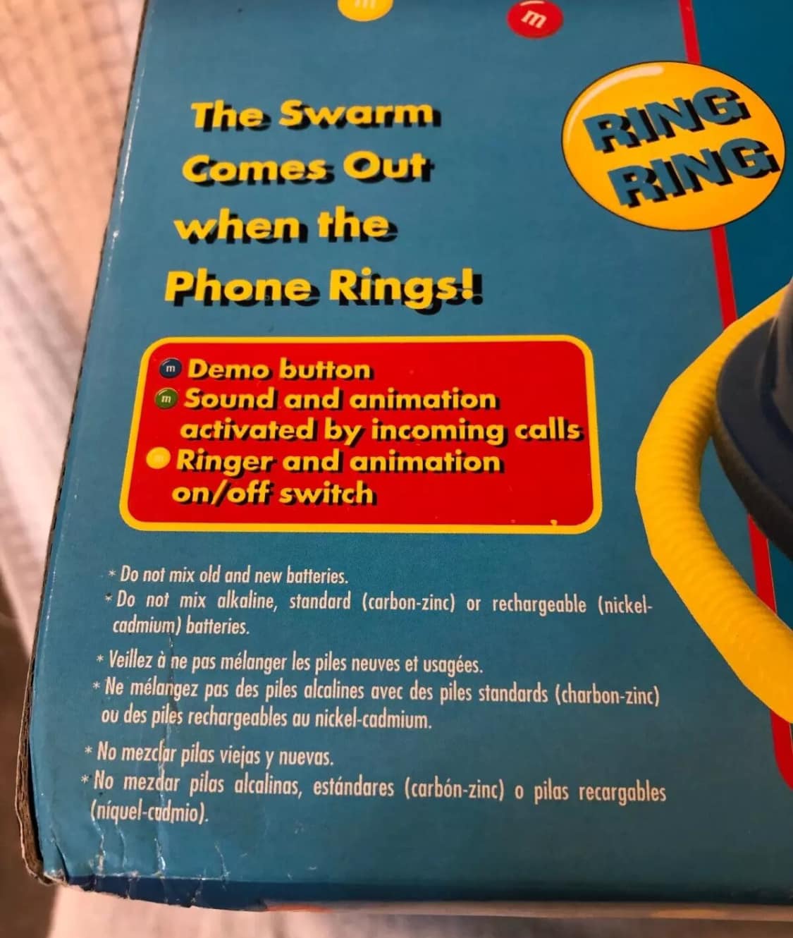 M & M's VINTAGE SWARM PHONE BRAND NEW IN FACTORY SEALED BOX RARE FIND