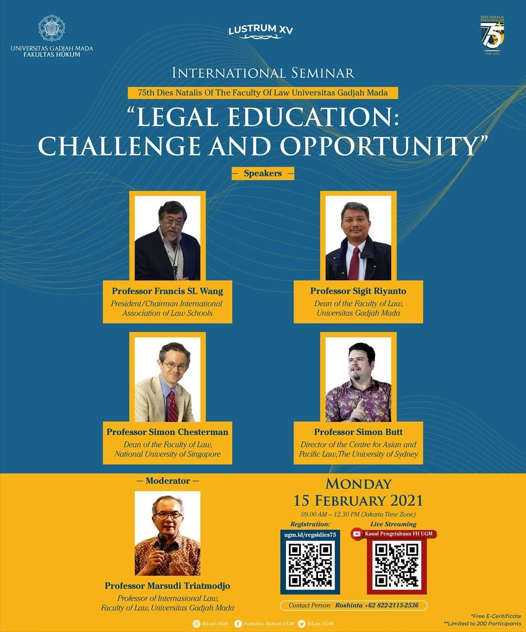 Fakultas Hukum UGM - [INTERNATIONAL SEMINAR DIES NATALIS FACULTY OF LAW ...